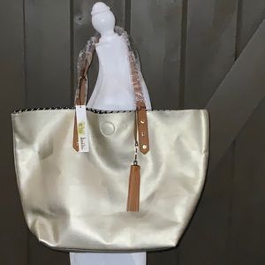 Kate Landry Gold Tote (NWT)